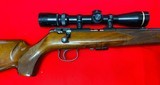 Anschutz 22 rifle with Leupold vx3 2.5 x 8 scope with nice wood and in great shape - Image 2 of 8