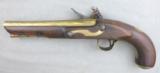 Fine British Flintlock Brass Bbl. Trade Pistol - 4 of 13