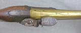 Fine British Flintlock Brass Bbl. Trade Pistol - 11 of 13
