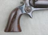 Cased Colt Moel 1855 Sidehammer Pocket Revolver and Charter Oak Grips - 6 of 15