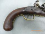 14-163 Fine British Flintlock Brass BBL. Trade Pistol- PRICE REDUCE - 9 of 15