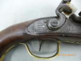 14-163 Fine British Flintlock Brass BBL. Trade Pistol- PRICE REDUCE - 6 of 15