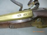 14-163 Fine British Flintlock Brass BBL. Trade Pistol- PRICE REDUCE - 3 of 15