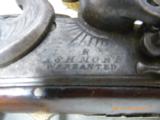 14-163 Fine British Flintlock Brass BBL. Trade Pistol- PRICE REDUCE - 14 of 15