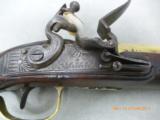14-163 Fine British Flintlock Brass BBL. Trade Pistol- PRICE REDUCE - 5 of 15