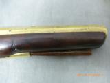 14-163 Fine British Flintlock Brass BBL. Trade Pistol- PRICE REDUCE - 7 of 15
