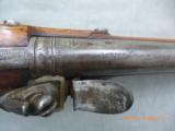 15-27 Fine British Flintlock Brass BBL Trade Pistol - 3 of 15