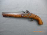 15-27 Fine British Flintlock Brass BBL Trade Pistol - 2 of 15