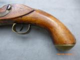 15-27 Fine British Flintlock Brass BBL Trade Pistol - 12 of 15