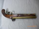 FINE BRITISH FLINTLOCK BRASS BBL. TRADE PISTOL- 18 of 22