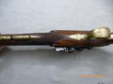 FINE BRITISH FLINTLOCK BRASS BBL. TRADE PISTOL- 21 of 22