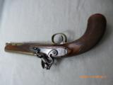 FINE BRITISH FLINTLOCK BRASS BBL. TRADE PISTOL- 16 of 22