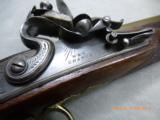 FINE BRITISH FLINTLOCK BRASS BBL. TRADE PISTOL- 9 of 22