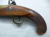 FINE BRITISH FLINTLOCK BRASS BBL. TRADE PISTOL- 13 of 22