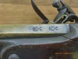 Fine British Flintlock Brass BBL Trade Pistol - 9 of 17