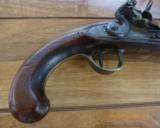 Fine British Flintlock Brass BBL Trade Pistol - 5 of 17