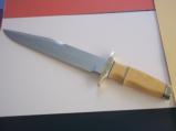 HAROLD CORBY DAVID CROCKETT BOWIE-1973-ENGRAVED BY MAKER-OLD ANTIQUE WESTINGHOUSE YELLOW LINEN MICARTA-A MASTERPIECE-STUNNING-INCREDIBLY GORGEOUS ! - 1 of 9