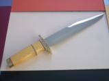 HAROLD CORBY DAVID CROCKETT BOWIE-1973-ENGRAVED BY MAKER-OLD ANTIQUE WESTINGHOUSE YELLOW LINEN MICARTA-A MASTERPIECE-STUNNING-INCREDIBLY GORGEOUS ! - 8 of 9