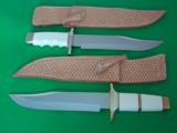 HAROLD CORBY ONE-OF-A-KIND SET YENZER BOWIES-EXACT REPRODUCTION OF THE ONES SEEN IN BOOKS-MUSEUM GRADE KNIVES-ASTONISHING ! - 2 of 6