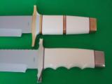 HAROLD CORBY ONE-OF-A-KIND SET YENZER BOWIES-EXACT REPRODUCTION OF THE ONES SEEN IN BOOKS-MUSEUM GRADE KNIVES-ASTONISHING ! - 4 of 6