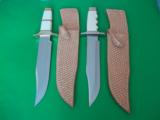 HAROLD CORBY ONE-OF-A-KIND SET YENZER BOWIES-EXACT REPRODUCTION OF THE ONES SEEN IN BOOKS-MUSEUM GRADE KNIVES-ASTONISHING ! - 3 of 6