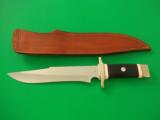 HAROLD CORBY MASTERPICE-ONE-OF-A-KIND FIGHTER.CAMP/SURVIAL KNIFE-RARE AFRICAN MACASSAR EBONY HANDLE-IVORY SPACERS-GERMAN SILVER HARDWARE-AMAZING PIECE - 3 of 9