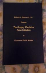 RICHARD A. BOURNE CO., Inc. THE GREGORY WAREHEIM ARMS COLLECTION-BRAND NEW BOOK FROM 1982 - 1 of 3
