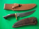 MASTER SHIVA KI VERY FIRST KNIFE EVER MADE 1975-GATOR HUNTER-AX-LIKE DESIGN COCOBOLO HANDLE-TRIPLE CLAY-TEMPERED-HISTORICAL SIGNIFICANCE! - 5 of 8