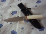 RANDALL MODEL # 5-7" CAMP & TRAIL KNIFE-IVORY HANDLE-SHOWN IN BOOK-A BEAUTY! - 1 of 5