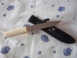 RANDALL MODEL # 5-7" CAMP & TRAIL KNIFE-IVORY HANDLE-SHOWN IN BOOK-A BEAUTY! - 2 of 5