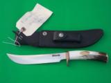 RANDALL MODEL # 4-7" BIG GAME & SKINNER-SELECTED INDIA SAMBAR STAG HANDLE--BEAUTIFUL PIECE FROM THE SHOP! - 4 of 8