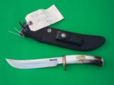 RANDALL MODEL # 4-7" BIG GAME & SKINNER-SELECTED INDIA SAMBAR STAG HANDLE--BEAUTIFUL PIECE FROM THE SHOP! - 3 of 8