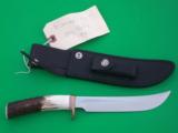 RANDALL MODEL # 4-7" BIG GAME & SKINNER-SELECTED INDIA SAMBAR STAG HANDLE--BEAUTIFUL PIECE FROM THE SHOP! - 8 of 8