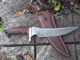 SHIVA KI VERY FIRST GATOR HUNTER EVER MADE-1975- FIRST KNIFE MADE-ORIGINAL LEATHER SCABBARD-HISTORICAL SIGNIFICANCE - 2 of 15