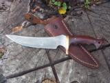 SHIVA KI VERY FIRST GATOR HUNTER EVER MADE-1975- FIRST KNIFE MADE-ORIGINAL LEATHER SCABBARD-HISTORICAL SIGNIFICANCE - 1 of 15