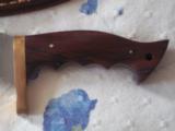 SHIVA KI VERY FIRST GATOR HUNTER EVER MADE-1975- FIRST KNIFE MADE-ORIGINAL LEATHER SCABBARD-HISTORICAL SIGNIFICANCE - 10 of 15
