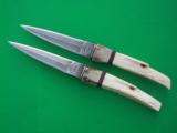 SHIVA KI UNIQUE DAMASCUS-BLADED DAGGERS MADE IN 1975-CARVED EAGLE HEAD IVORY HANDLE-ONE-OF-A-KIND-NEVER REPRODUCED! - 9 of 10