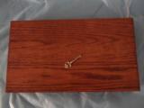 FROM THE COLT GUN SHOP 1978 SAA CUSTOM OAK PRESENTATION CASE WITH ORIGINAL KEY-PRISTINE CONDITION-A RARITY TODAY! - 1 of 10