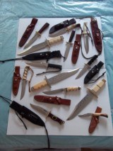 ASTONISHING KNIFE COLLECTION: 5 RARE RANDALL "KITS" KNIVES-WAYNE BUXTON-HAROLD CORBY "YENZER" BOWIES-RARE RANDALL # 14-SPECIAL # 4 - 1 of 15