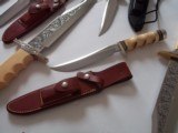 ASTONISHING KNIFE COLLECTION: 5 RARE RANDALL "KITS" KNIVES-WAYNE BUXTON-HAROLD CORBY "YENZER" BOWIES-RARE RANDALL # 14-SPECIAL # 4 - 14 of 15