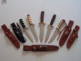 ASTONISHING KNIFE COLLECTION: 5 RARE RANDALL "KITS" KNIVES-WAYNE BUXTON-HAROLD CORBY "YENZER" BOWIES-RARE RANDALL # 14-SPECIAL # 4 - 15 of 15