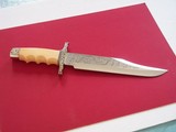 HAROLD CORBY 1 OF 1 MASTERPIECE YENZER -RON SKAGGS-DONNIE DAVIS ENGRAVING-STUNNING KNIFE AS ONLY CORBY CAN DO - 3 of 12