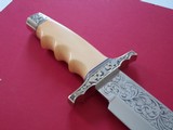 HAROLD CORBY 1 OF 1 MASTERPIECE YENZER -RON SKAGGS-DONNIE DAVIS ENGRAVING-STUNNING KNIFE AS ONLY CORBY CAN DO - 7 of 12