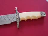 HAROLD CORBY 1 OF 1 MASTERPIECE YENZER -RON SKAGGS-DONNIE DAVIS ENGRAVING-STUNNING KNIFE AS ONLY CORBY CAN DO - 4 of 12