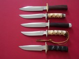 RANDALL UNIQUE SET OF 5
"MAKE-IT-YOURSELF" KIT KNIVES FROM 1971-MOST STUNNING MODELS YOU'LL EVER SEE! - 4 of 11