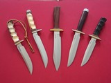 RANDALL UNIQUE SET OF 5
"MAKE-IT-YOURSELF" KIT KNIVES FROM 1971-MOST STUNNING MODELS YOU'LL EVER SEE! - 5 of 11