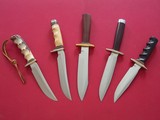 RANDALL UNIQUE SET OF 5
"MAKE-IT-YOURSELF" KIT KNIVES FROM 1971-MOST STUNNING MODELS YOU'LL EVER SEE! - 6 of 11