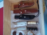 RANDALL UNIQUE SET OF 5
"MAKE-IT-YOURSELF" KIT KNIVES FROM 1971-MOST STUNNING MODELS YOU'LL EVER SEE! - 3 of 11