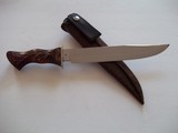 WILLIAM R. "BILL" HURT "THE BEAST # 2" SUPER-DUPER CAMP BOWIE KNIFE APRIL 1997 USED IN PUBLICATION-TH BEST THERE IS TODAY-A BEAUTY - 8 of 14