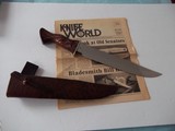 WILLIAM R. "BILL" HURT "THE BEAST # 2" SUPER-DUPER CAMP BOWIE KNIFE APRIL 1997 USED IN PUBLICATION-TH BEST THERE IS TODAY-A BEAUTY - 12 of 14
